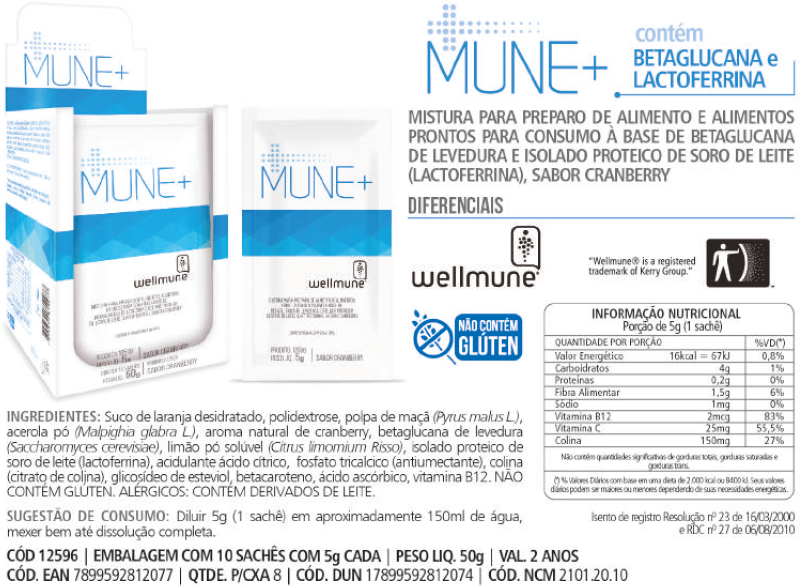 Mune + para Imunidade Wellmune Chá Mais 10 sachês-3